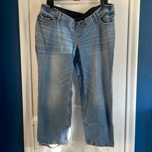 Abercrombie Ankle Straight Maternity Jeans